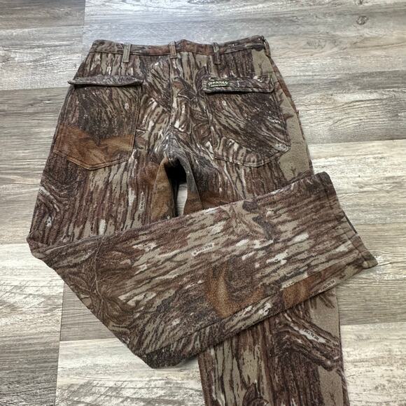 Vintage Spartan Realtree Camouflage USA Made Mens‎ 32x33 Polar Fleece Pants - Picture 1 of 13